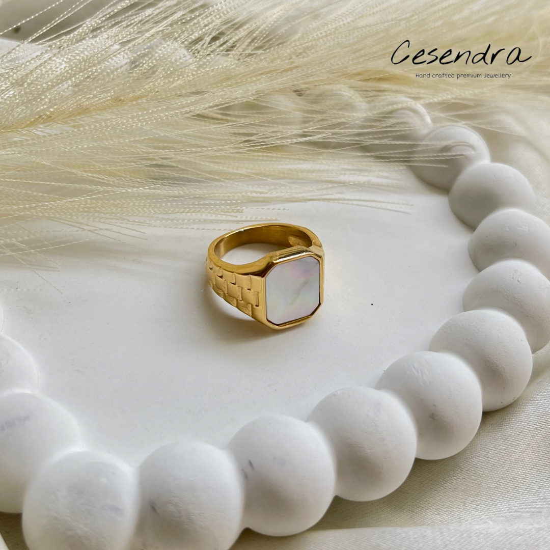 Chunky Dome Ring - 18K