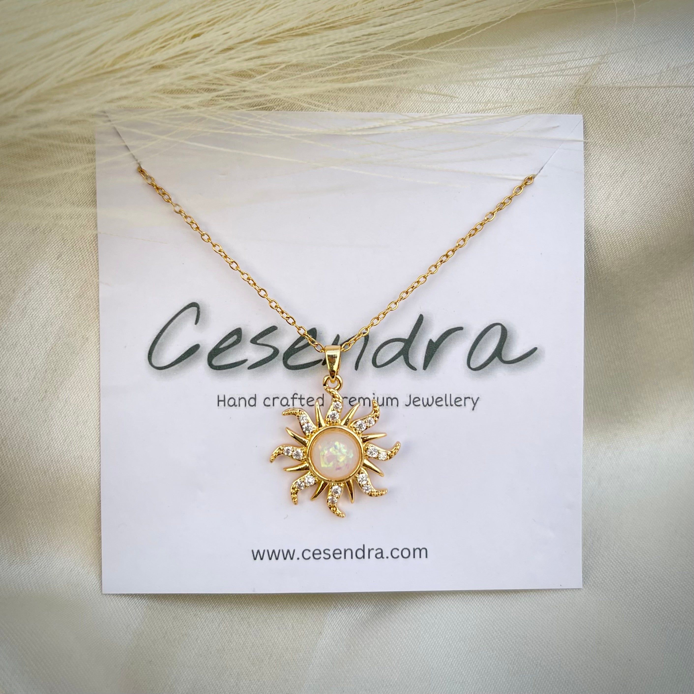Rapunzel’s Sunbeam Necklace -18K