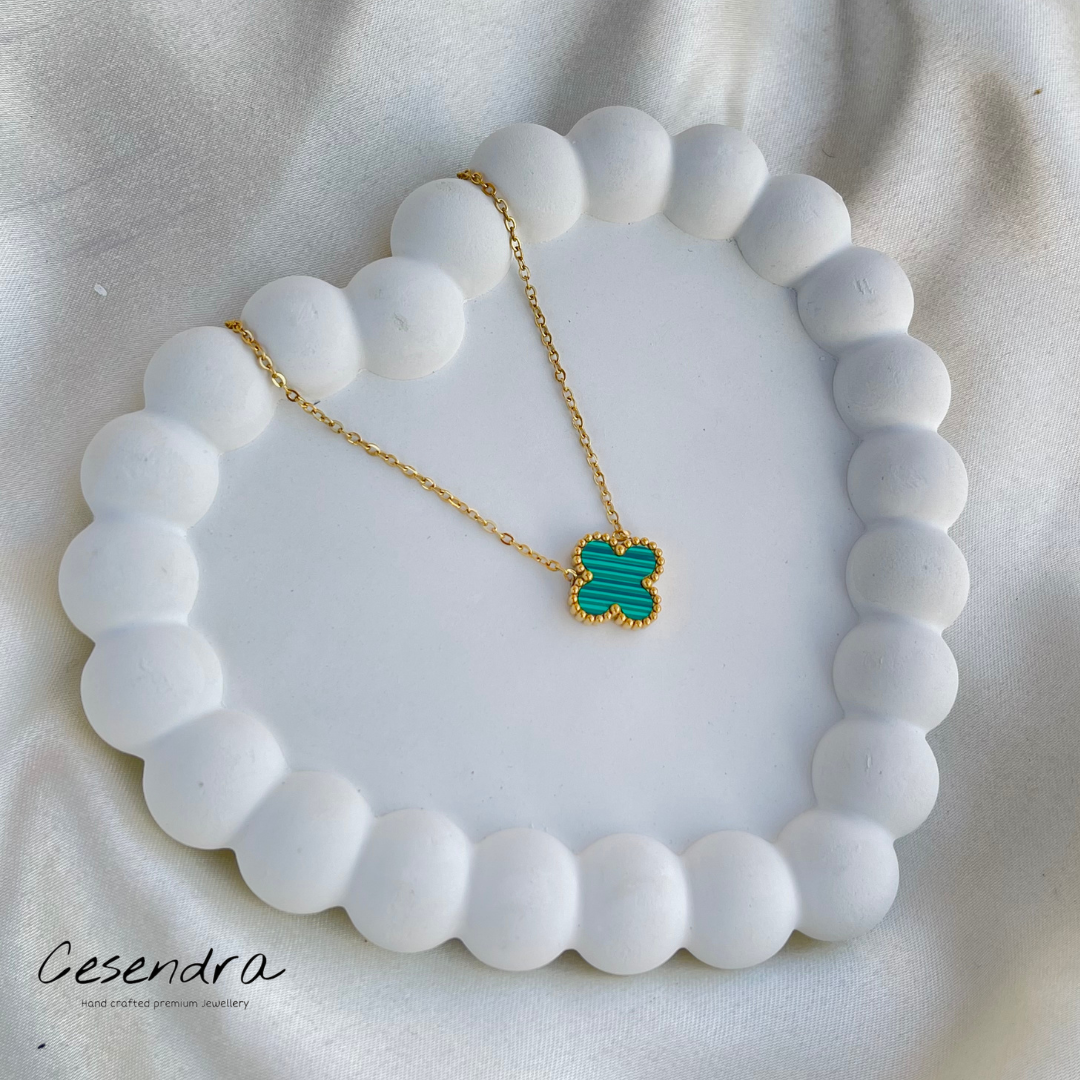 Leaf Frenzy Necklace -18K