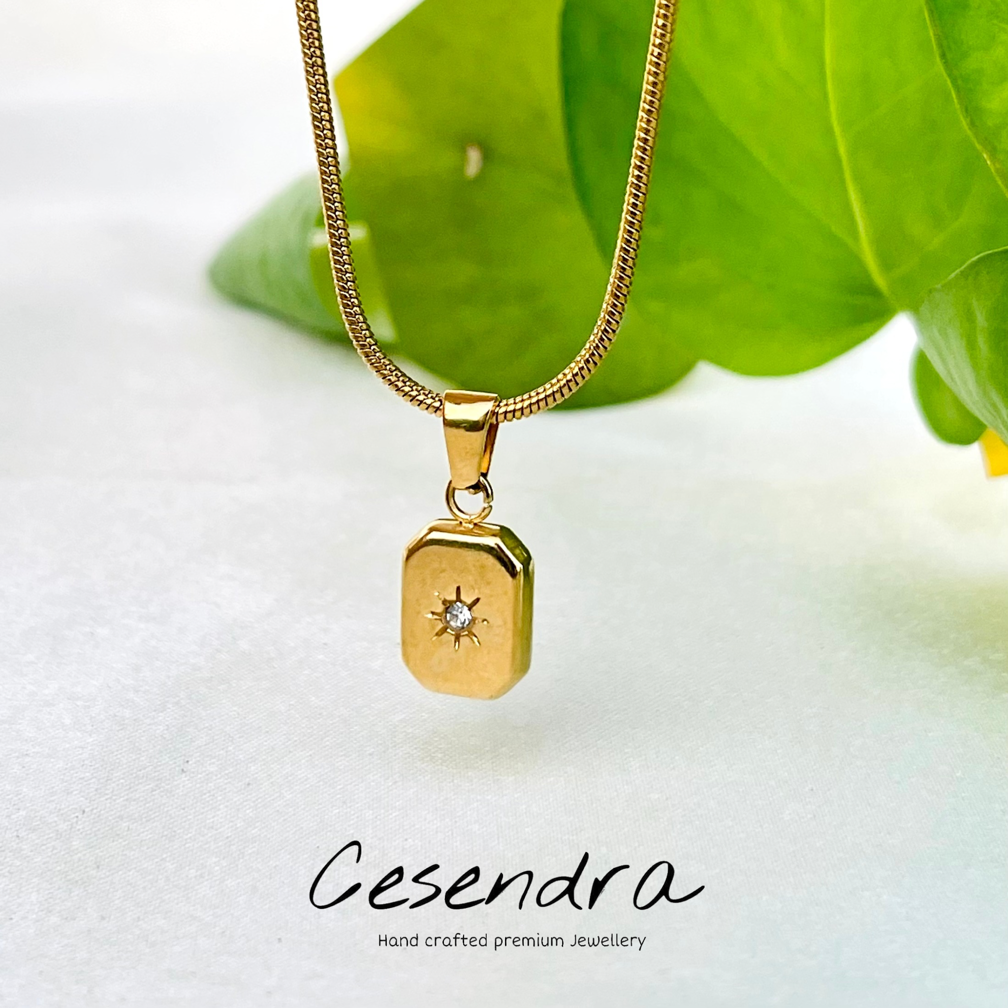 Stella Zircon Necklace -18K