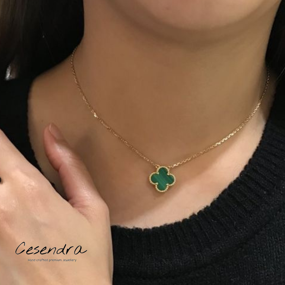 Leaf Frenzy Necklace -18K