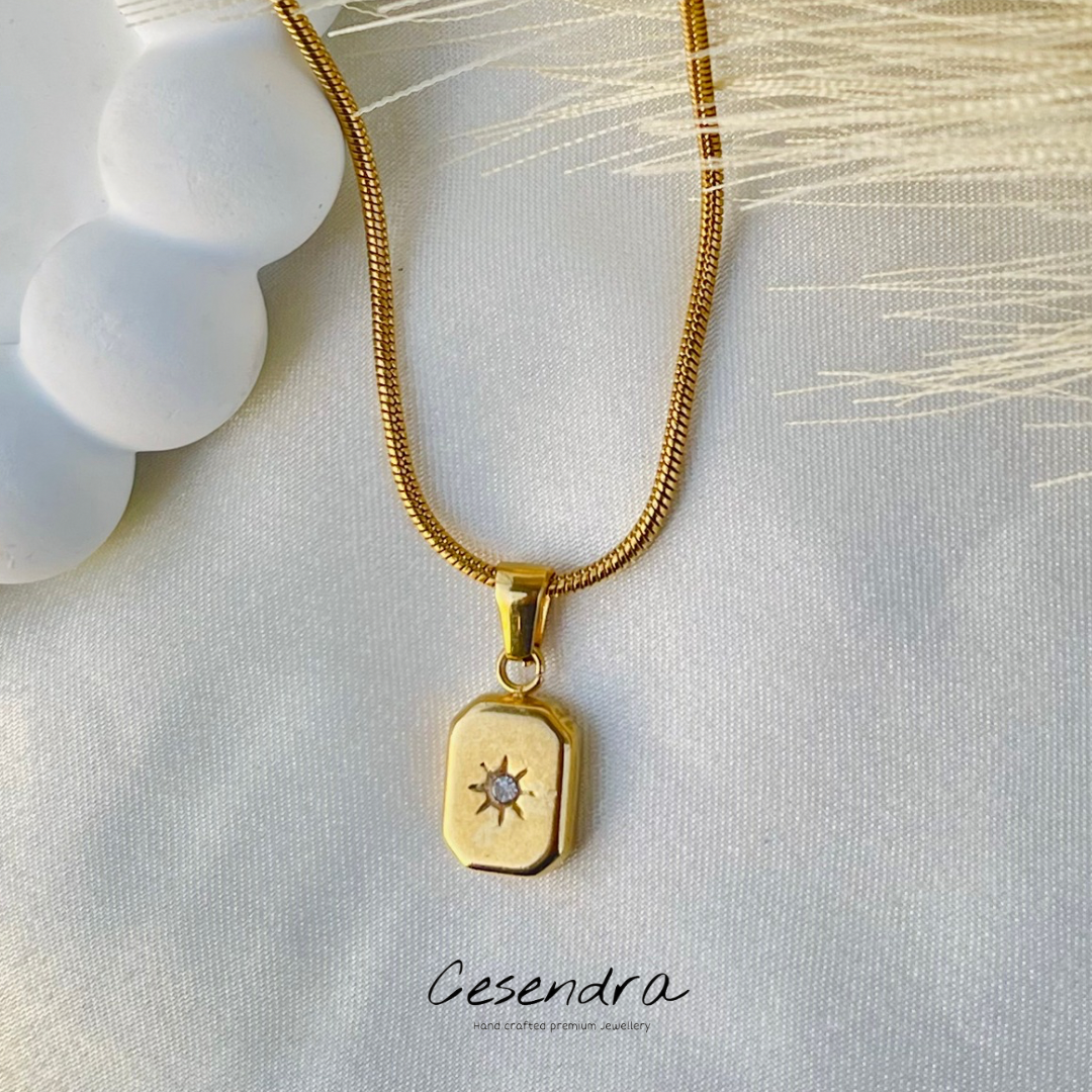 Stella Zircon Necklace -18K