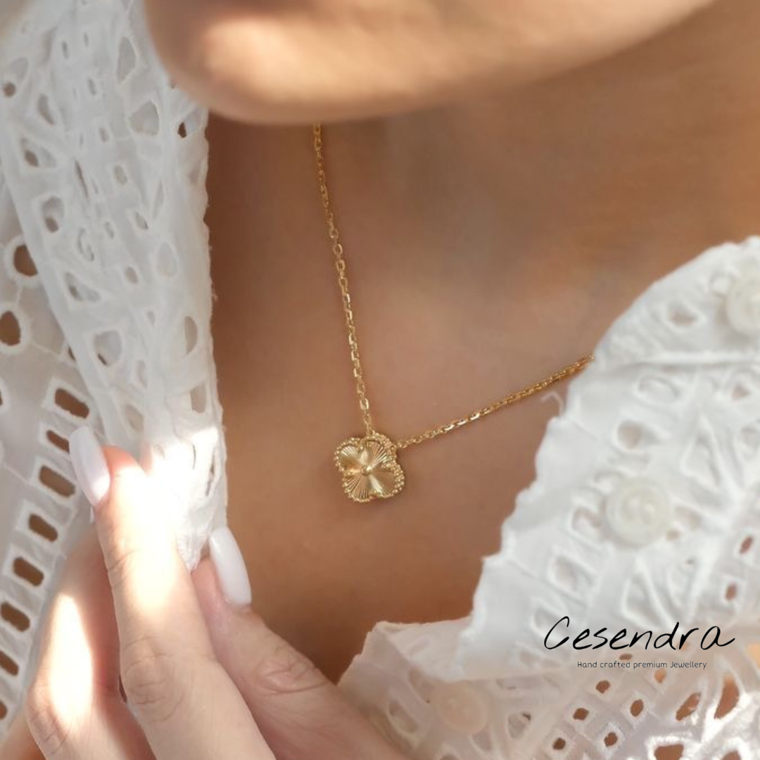 Shamrock Shine Necklace -18K