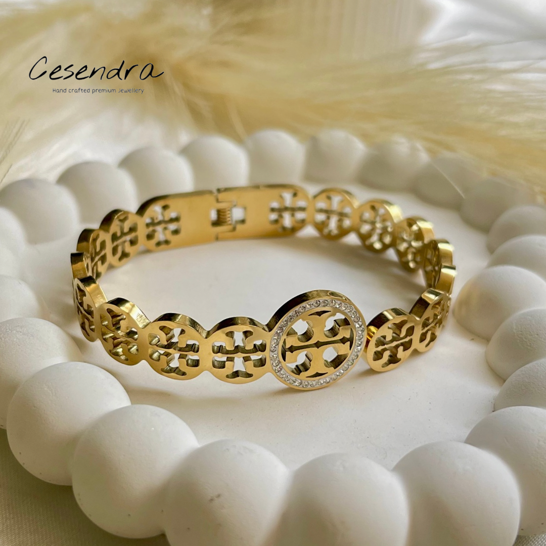 Golden Glitz Bracelet - 18K