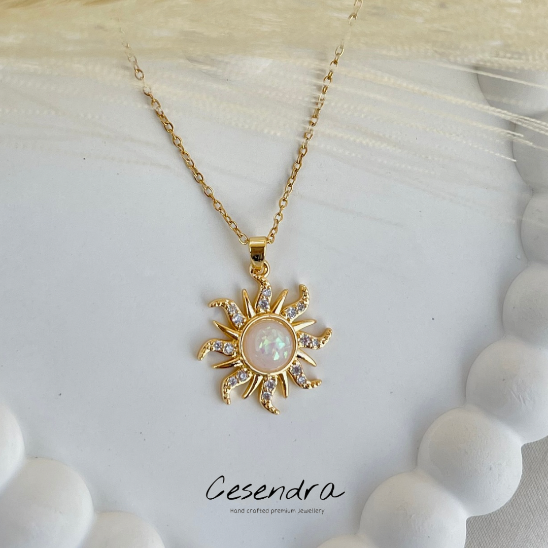 Rapunzel’s Sunbeam Necklace -18K
