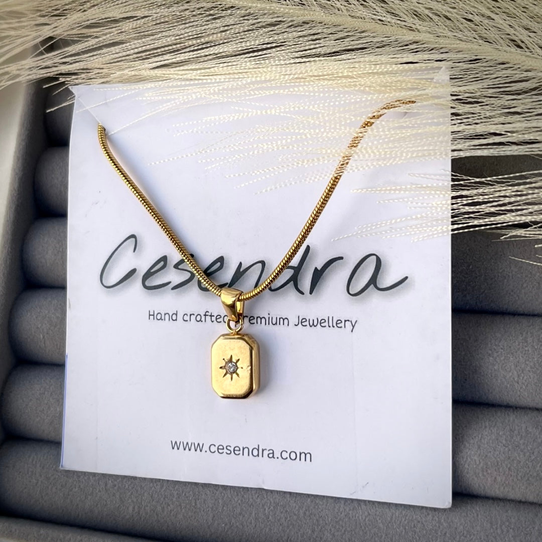 Stella Zircon Necklace -18K