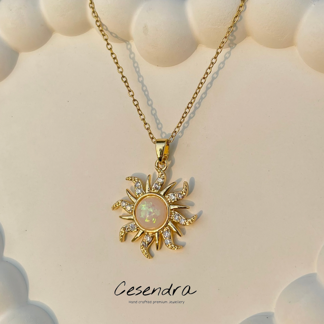 Rapunzel’s Sunbeam Necklace -18K