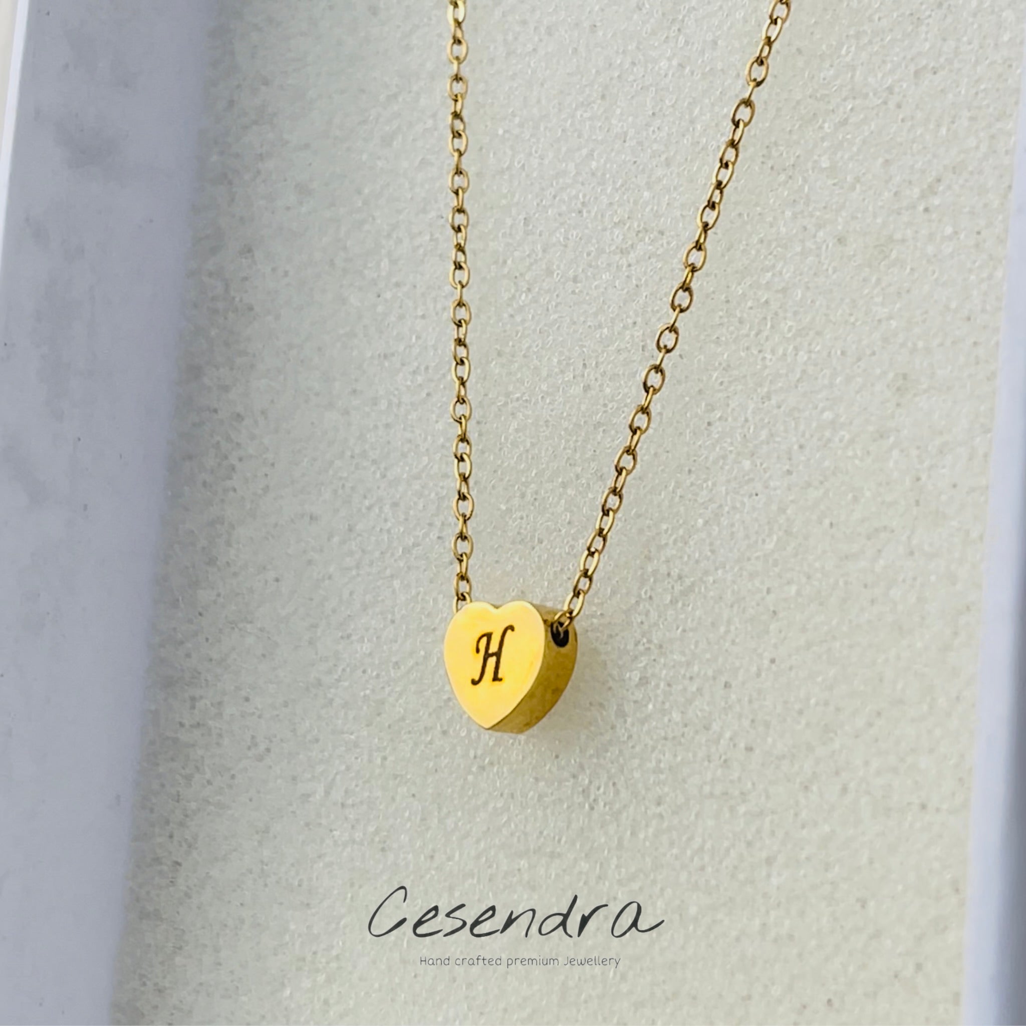 Tiny Heart Necklace (personalized)