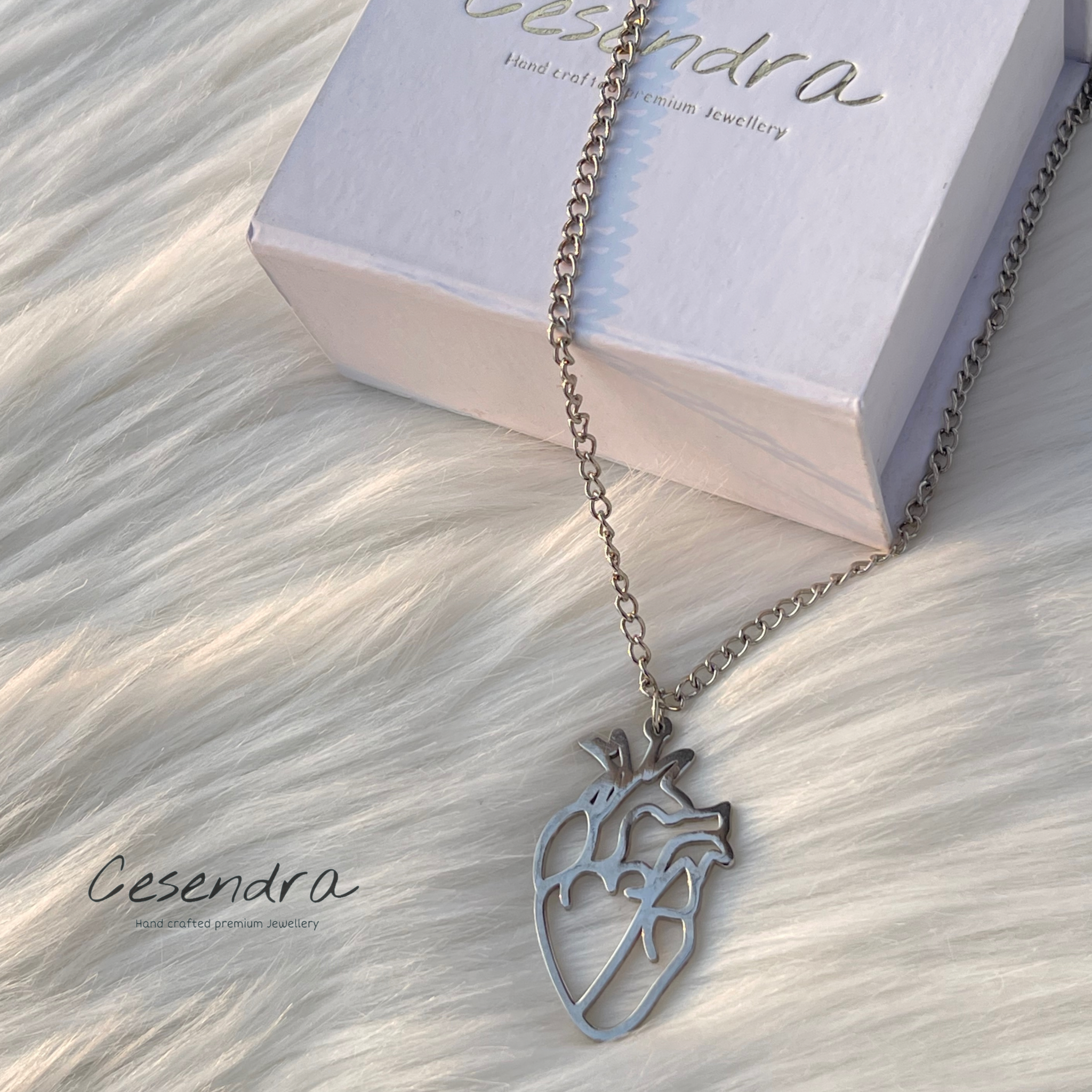 Organ Heart Necklace