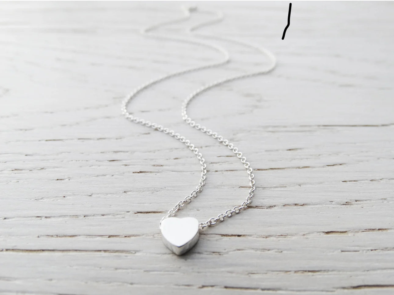 Tiny Heart Necklace (personalized)